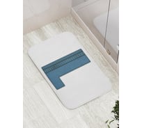Коврик противоскользящий JoyArty "Стильная l" для ванной, сауны, бассейна, bath_4525L