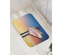 Коврик противоскользящий JoyArty "Приглашение в Лас Вегас" для ванной, сауны, бассейна, bath_4737