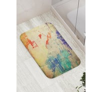 Коврик противоскользящий JoyArty "Набросок красками" для ванной, сауны, бассейна, bath_4748