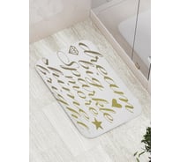 Коврик противоскользящий JoyArty "Больше яркого сияния" для ванной, сауны, бассейна, bath_4884