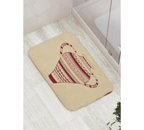 Коврик противоскользящий JoyArty "Кувшин с полосками" для ванной, сауны, бассейна, bath_4896