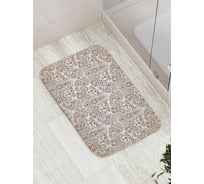 Коврик противоскользящий JoyArty "Серый узор" для ванной, сауны, бассейна, bath_4893