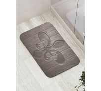 Коврик противоскользящий JoyArty "Геральдическая лилия" для ванной, сауны, бассейна, bath_5130