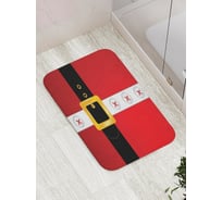 Коврик противоскользящий JoyArty "Костюм санты" для ванной, сауны, бассейна, bath_5536