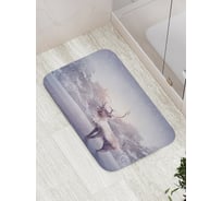 Коврик противоскользящий JoyArty "Морозный олень" для ванной, сауны, бассейна, bath_5553