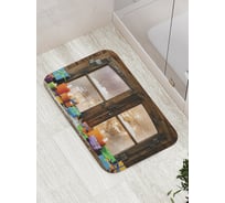 Коврик противоскользящий JoyArty "Подарки под окном" для ванной, сауны, бассейна, bath_5545