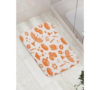 Коврик противоскользящий JoyArty "Еврейский новый год" для ванной, сауны, бассейна, bath_5926