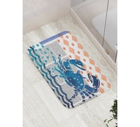 Коврик противоскользящий JoyArty "Крабовый рассказ" для ванной, сауны, бассейна, bath_5626
