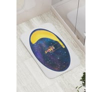 Коврик противоскользящий JoyArty "Лунный банан" для ванной, сауны, бассейна, bath_5521