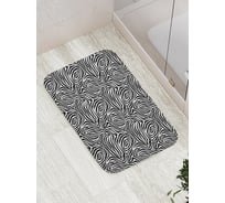 Коврик противоскользящий JoyArty "Рисунок зебры" для ванной, сауны, бассейна, bath_56122
