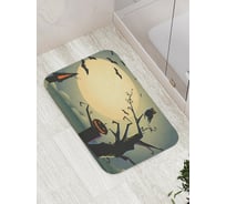 Коврик противоскользящий JoyArty "Колдовское полнолуние" для ванной, сауны, бассейна, bath_6013