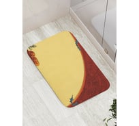 Коврик противоскользящий JoyArty "Оргомное полнолуние" для ванной, сауны, бассейна, bath_6019