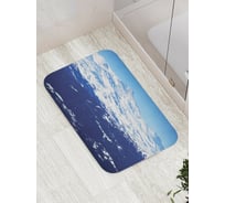 Коврик противоскользящий JoyArty "Заснеженные горы" для ванной, сауны, бассейна, bath_6113
