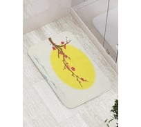 Коврик противоскользящий JoyArty "Жизненное солнце" для ванной, сауны, бассейна, bath_6664