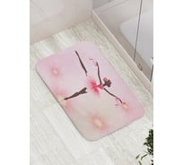 Коврик противоскользящий JoyArty "Балерина и цветы" для ванной, сауны, бассейна, bath_7342