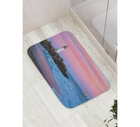 Коврик противоскользящий JoyArty "Прибытие к маяку" для ванной, сауны, бассейна, bath_6801