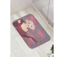 Коврик противоскользящий JoyArty "Повязка с пером" для ванной, сауны, бассейна, bath_78572