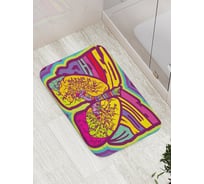 Коврик противоскользящий JoyArty "Красочные легкие" для ванной, сауны, бассейна, bath_78596