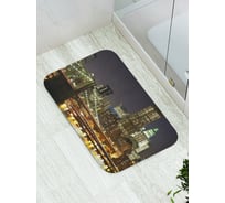 Коврик противоскользящий JoyArty "Небоскребы ночью" для ванной, сауны, бассейна, bath_897