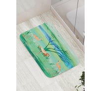 Коврик противоскользящий JoyArty "Природа и птицы" для ванной, сауны, бассейна, bath_7807