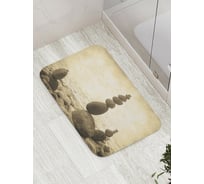 Коврик противоскользящий JoyArty "Каменный баланс" для ванной, сауны, бассейна, bath_8110