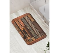 Коврик противоскользящий JoyArty "Книжный набор" для ванной, сауны, бассейна, bath_806