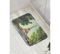 Коврик противоскользящий JoyArty "Эйфелева башня близко" для ванной, сауны, бассейна, bath_8949