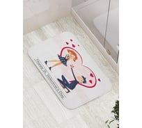 Коврик противоскользящий JoyArty "Предложение руки и сердца" для ванной, сауны, бассейна, bath_91989