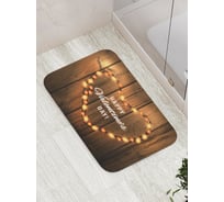 Коврик противоскользящий JoyArty "Валентинка для него" для ванной, сауны, бассейна, bath_92007