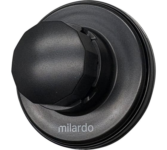 Держатель Milardo ABS пластик, черный матовый, Easy EASBWP0M58