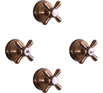 Смеситель RavSlezak скрытый монтаж, 2-х режимный, цвет бронза MK186KSM