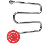 Электрический полотенцесушитель ТЕРМОДИЗАЙН нерж. М (с полкой) (AISI 304) H=500, W=700 ТЕРМО ДИЗАИН TDMP004E