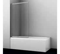 Стеклянная шторка на ванну WasserKraft Tauber 64S02-100