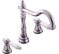 Смеситель для умывальника RavSlezak MORAVA RETRO на три отверстия MK532.5