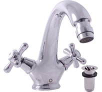 Смеситель для биде RavSlezak MORAVA RETRO с донным клапаном пластик MK143.5