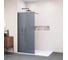 Душевая перегородка RGW 100x195 WA-010 B Чёрный/Тонированное(серое)/8 мм 351001010-34 1