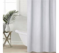 Штора для ванной Доляна Орион 180х180 см, полиэстер, белый 6912411
