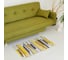 Коврик Доляна Мила 60х100 см, серо-желтый 5752557 5