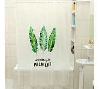 Штора для ванной Доляна Тропики 180х180 см, EVA 3954430