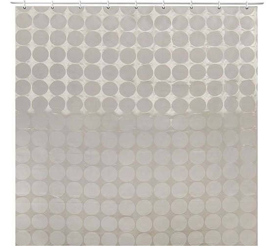 Штора для ванной Доляна Дисперсия 180х180 см, полиэстер 1385680 1