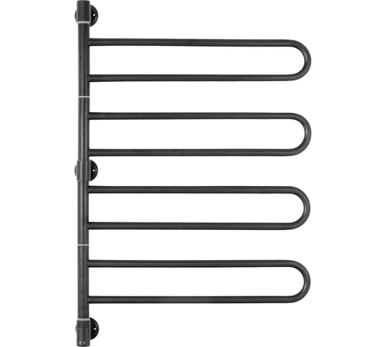 Полотенцесушитель ENERGY U chrome G4 RAL 9005 чёрный матовый + ECO 2 Чёрный УТ-УТ-01222