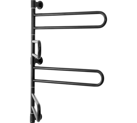 Полотенцесушитель ENERGY U chrome G4 RAL 9005 чёрный матовый + ECO 2 Чёрный УТ-УТ-01222