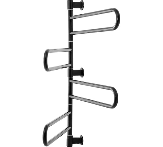 Полотенцесушитель ENERGY U chrome G4 RAL 9005 чёрный матовый + ECO 2 Чёрный УТ-УТ-01222