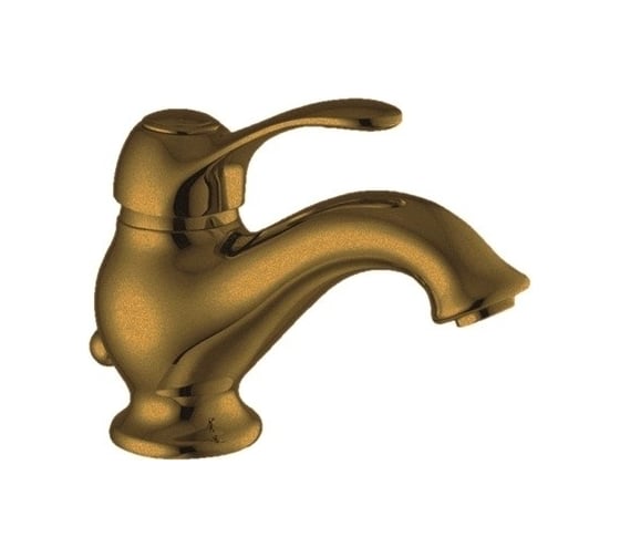 Смеситель на раковину FIMA CARLO FRATTINI LAMP с донным клапаном, цвет бронза F3301BR
