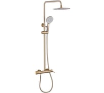 Душевая стойка ABBER Emotion с изливом, золото матовое AF8816GL