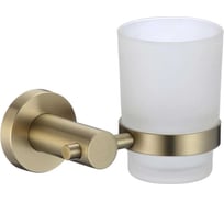 Стакан стеклянный с настенным держателем Savol S-005658C