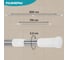 Карниз штанга для ванной телескопический PRIMILA 110-200см, нержавеющая сталь, 700108 10