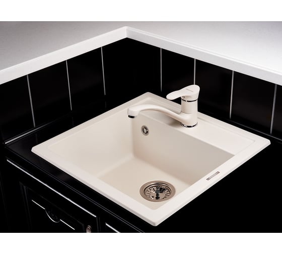 Смеситель Kuppersberg TOPAZ KG2560 WHITE ALABAS 8360 1