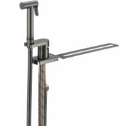 Смеситель D-Lin с гигиеническим душем установка на унитаз (латунь) графит D182204-S