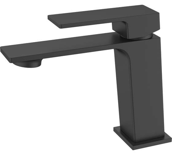 Смеситель для умывальника, матовый черный IDDIS Рамп (Ramp), , RAMBL00i01